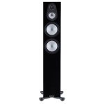 Monitor_Audio_Silver_300_Kiiltomusta voorzijde